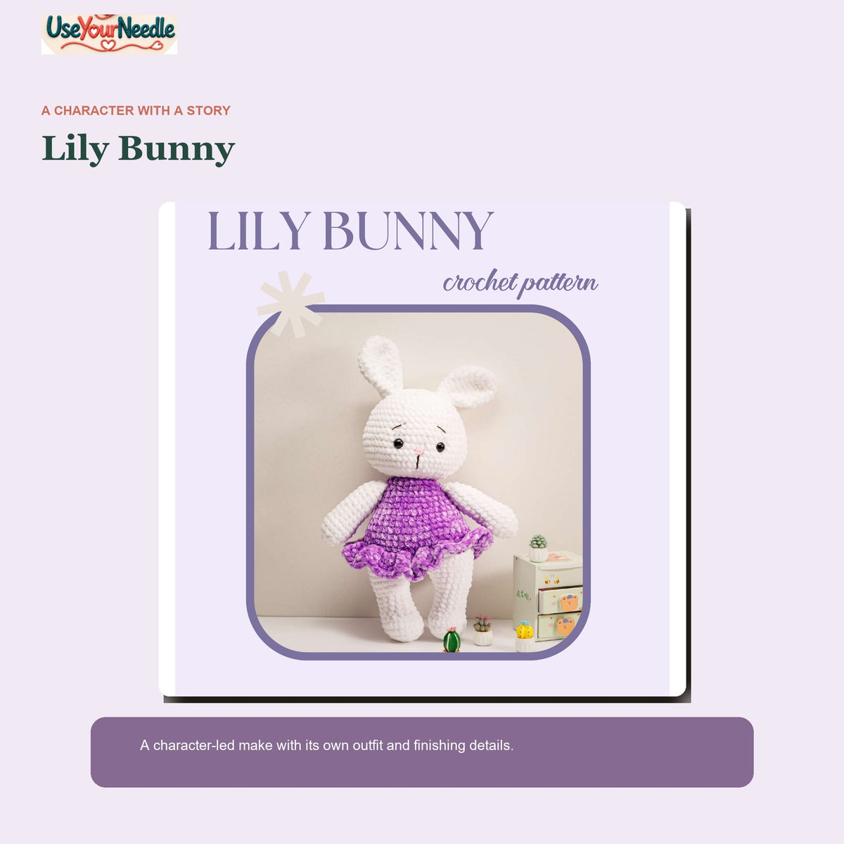 Dolls & Characters — Lily Bunny pattern preview